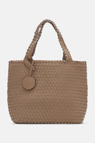 Reversible Tote Bag BAG08 M | Mocca Metallic Mocca | Bag | Ilse Jacobsen
