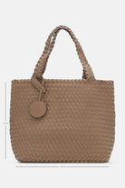 Reversible Tote Bag BAG08 M | Mocca Metallic Mocca | Bag | Ilse Jacobsen