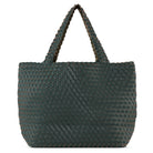 Reversible Tote Bag BAG08 M | Beetle Dark Green Metallic | Bag | Ilse Jacobsen