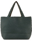 Reversible Tote Bag BAG08 M - 492724 Beetle Dark Green Metallic | Beetle Dark Green Metallic