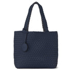 Reversible Tote bag BAG08 M | Navy Metalic Blue | Bag | Ilse Jacobsen