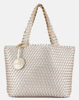 Reversible Tote Bag BAG08 M - 780710 Platin Silver | Platin Silver