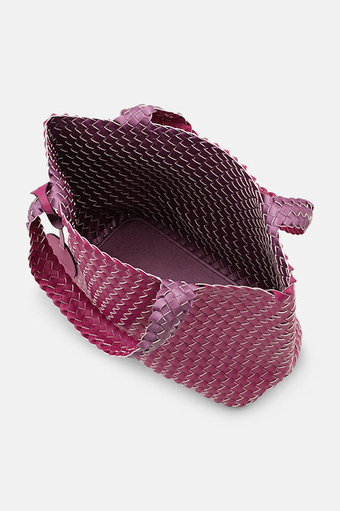 Reversible Tote bag BAG08 M | Magenta Haze Magenta Haze Metallic | Bag | Ilse Jacobsen