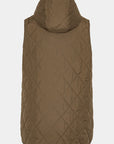 Lange Gewatteerde Bodywarmer BEAT02 | Nut | Vest | Ilse Jacobsen