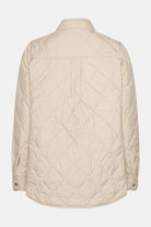 Gewatteerde Shirt Jacket BEAT04 | Light Camel | Jacket | Ilse Jacobsen