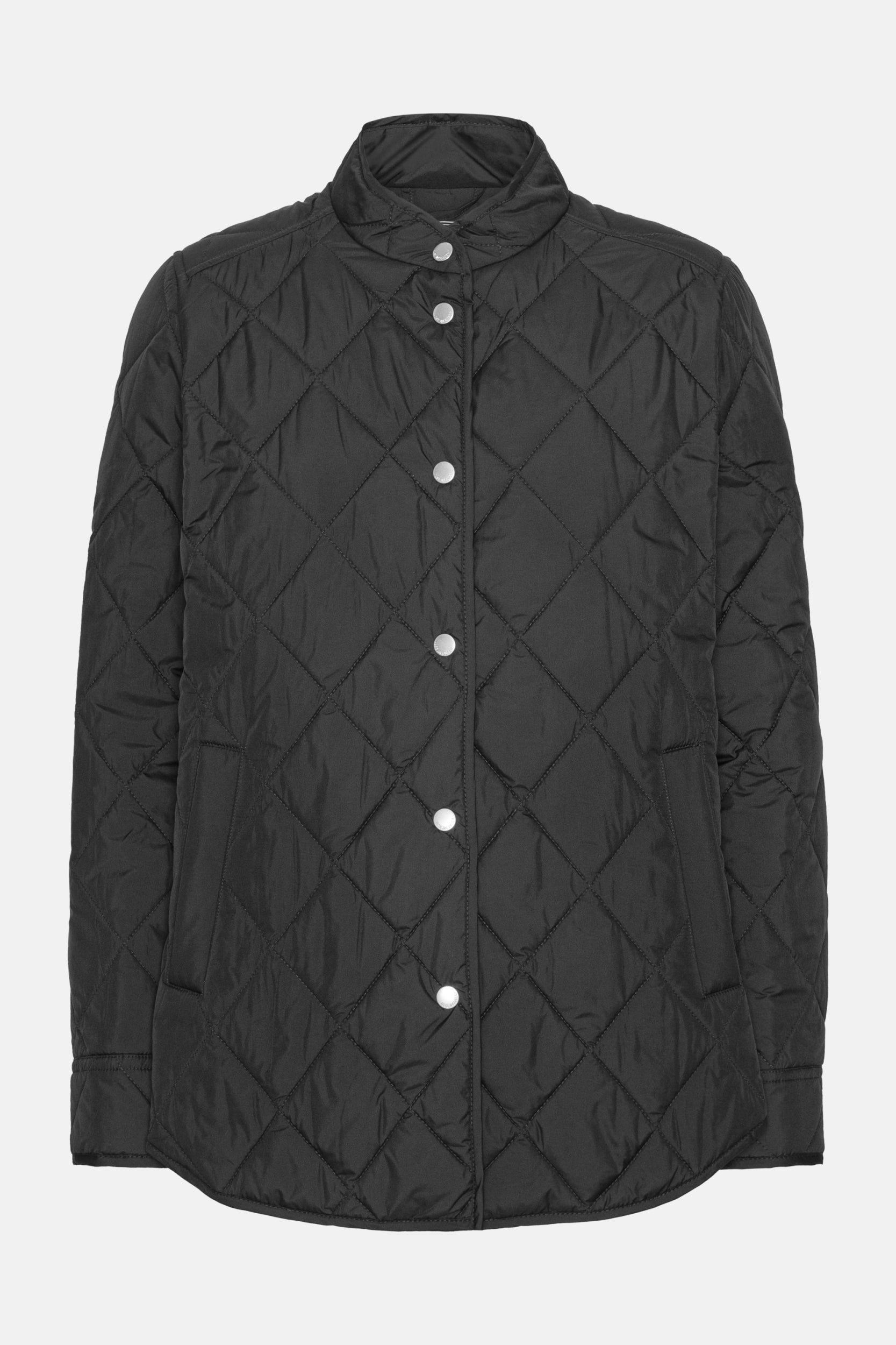 Gewatteerde Shirt Jacket BEAT04 | Dark Indigo | Jacket | Ilse Jacobsen