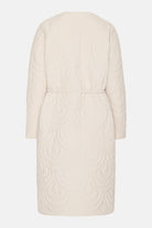 Lang Gewatteerde Jas BLOSSOM01 | Kit | Jacket | Ilse Jacobsen