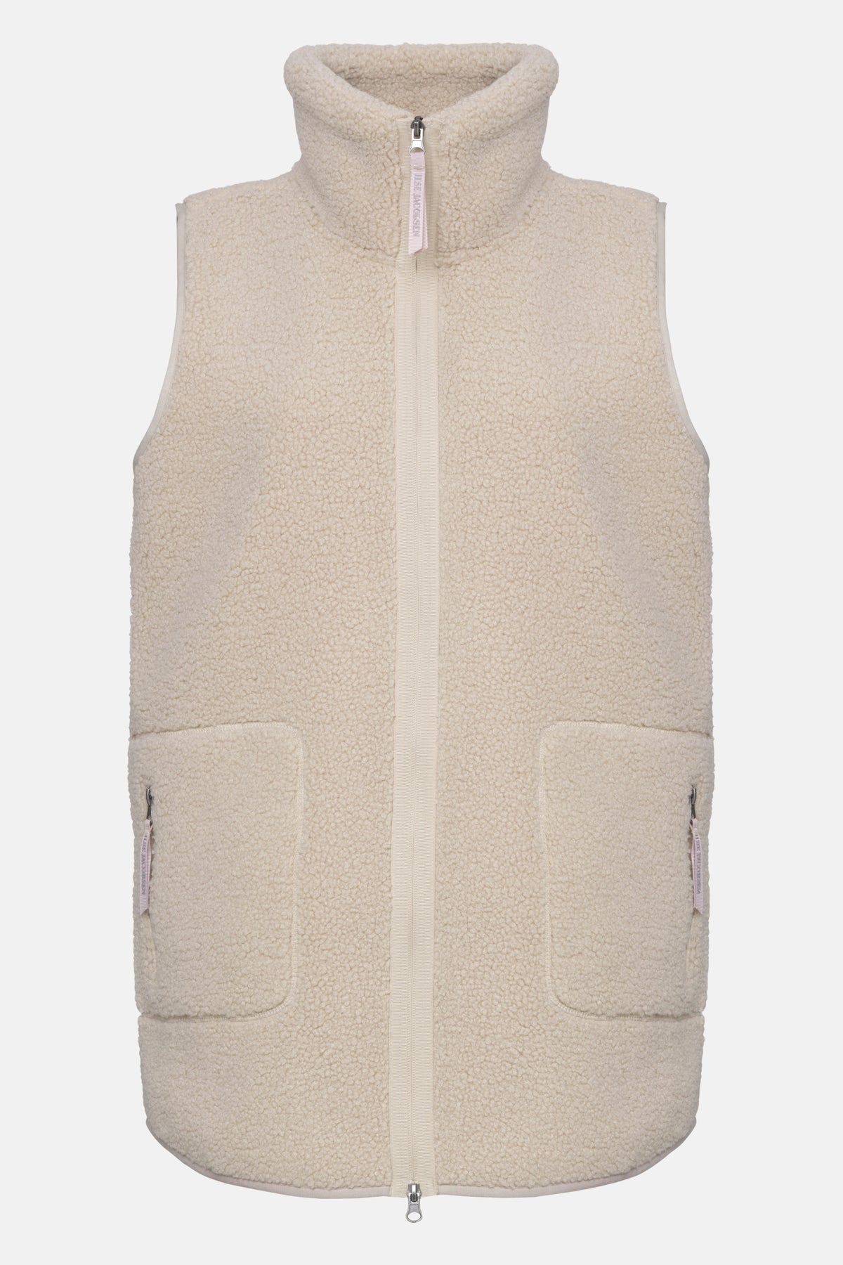 Lange teddy bodywarmer BONDEDPILE02 | Kit | Jacket | Ilse Jacobsen