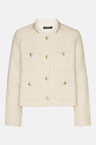 Kort Bouclé Jack BOUCLA01 | Creme | Jacket | Ilse Jacobsen