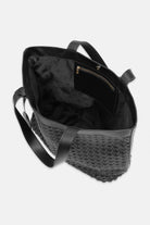 Gevlochten Strandtas BRAID01 | Black Black | Bag | Ilse Jacobsen