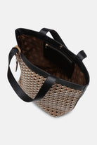 Gevlochten Shopper BRAID02 | Mocca Black | Bag | Ilse Jacobsen