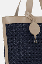 Gevlochten Shopper BRAID02 | Dark Indigo Sand Pile | Bag | Ilse Jacobsen