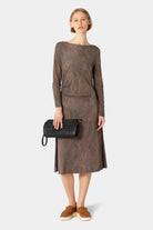 Gevlochten Clutch BRAID04 | Black Black | Bag | Ilse Jacobsen