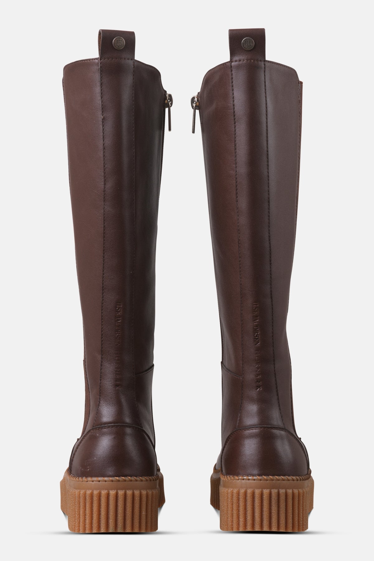 Hoge leren laarzen CALIRA07 | Brown Clay | Shoes | Ilse Jacobsen