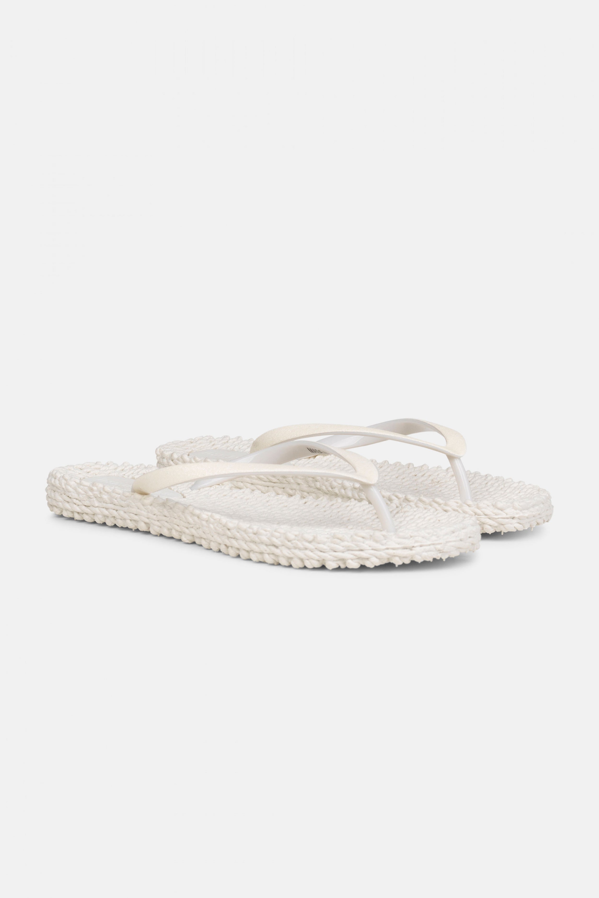 Slippers met glitter CHEERFUL01 | Creme | Flip Flop | Ilse Jacobsen