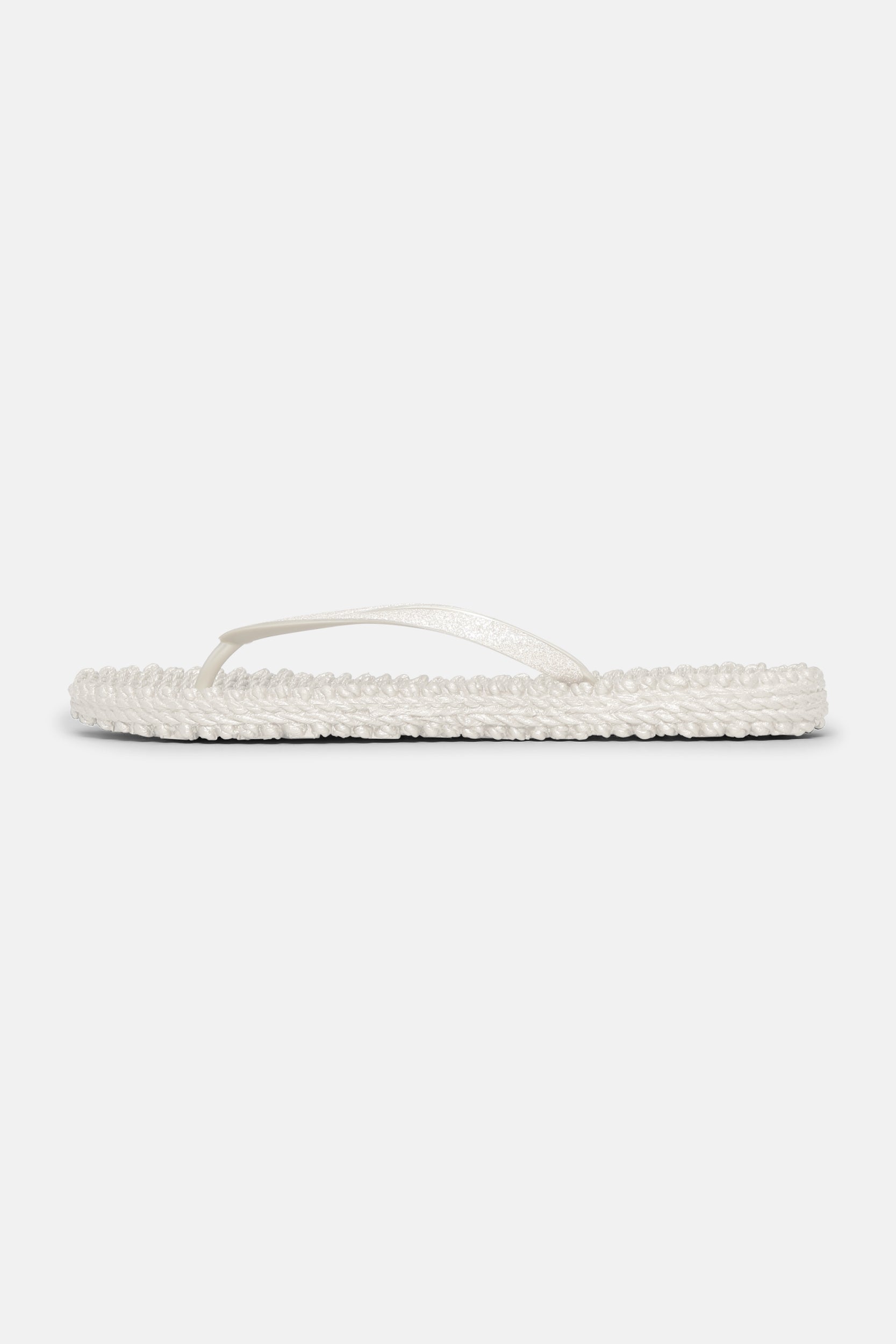 Slippers met subtiele glitter CHEERFUL01 | Creme | Flip Flop | Ilse Jacobsen