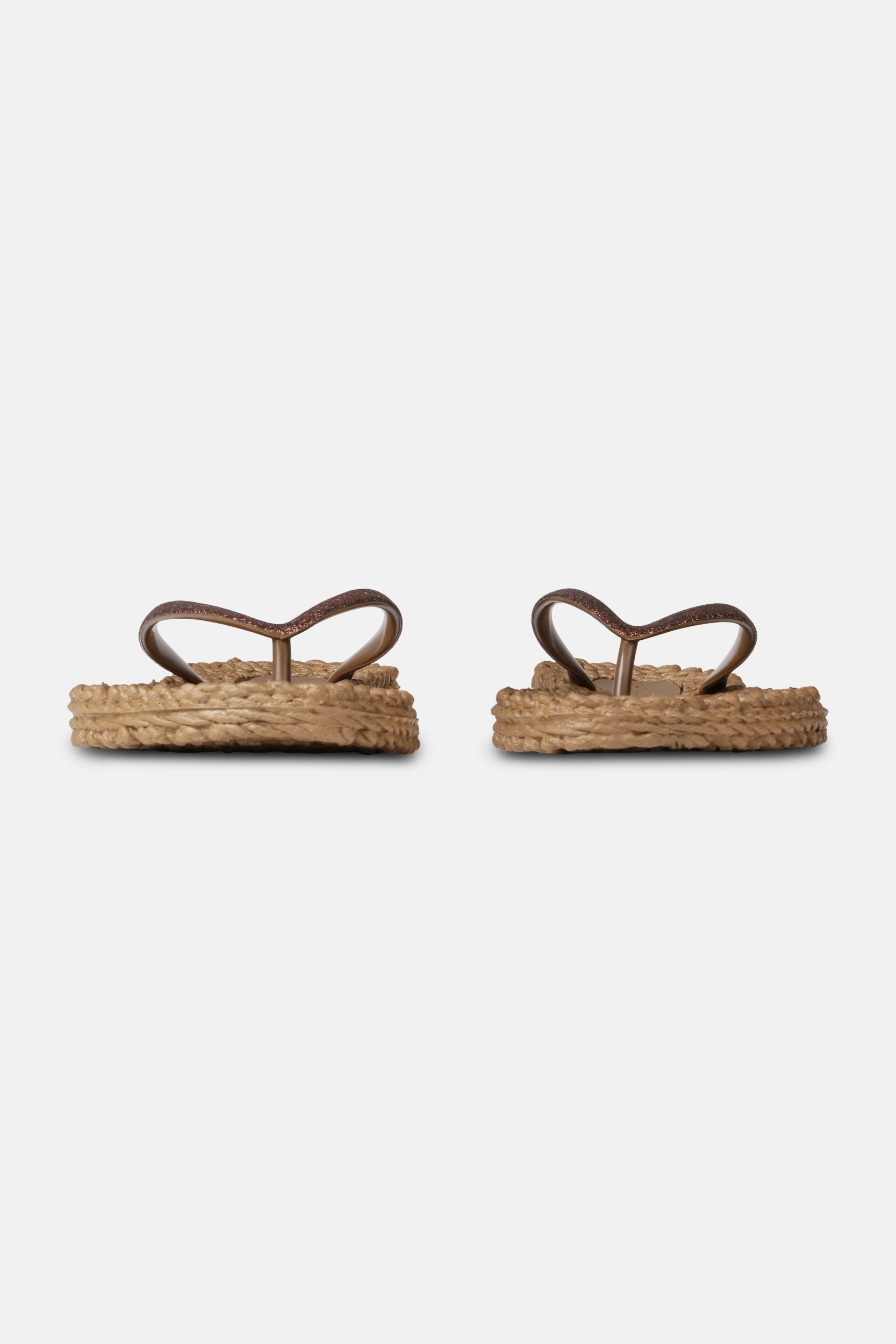 Slippers met glitter CHEERFUL01 - Mocca | Mocca | Flip Flop | Ilse Jacobsen