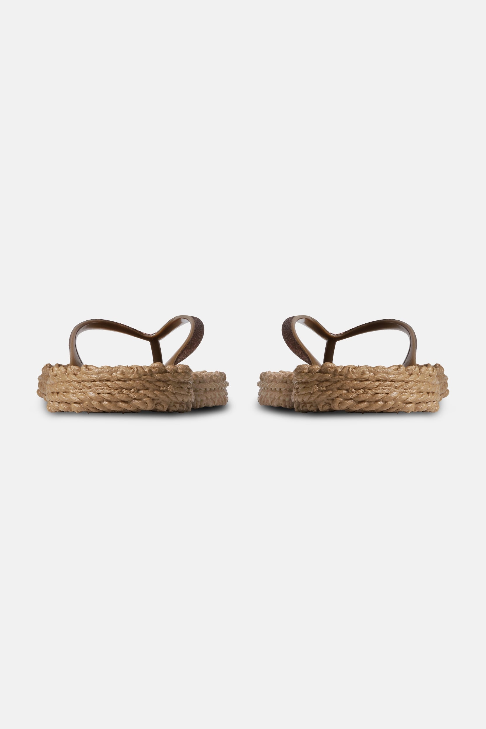 Slippers met glitter CHEERFUL01 - Mocca | Mocca | Flip Flop | Ilse Jacobsen