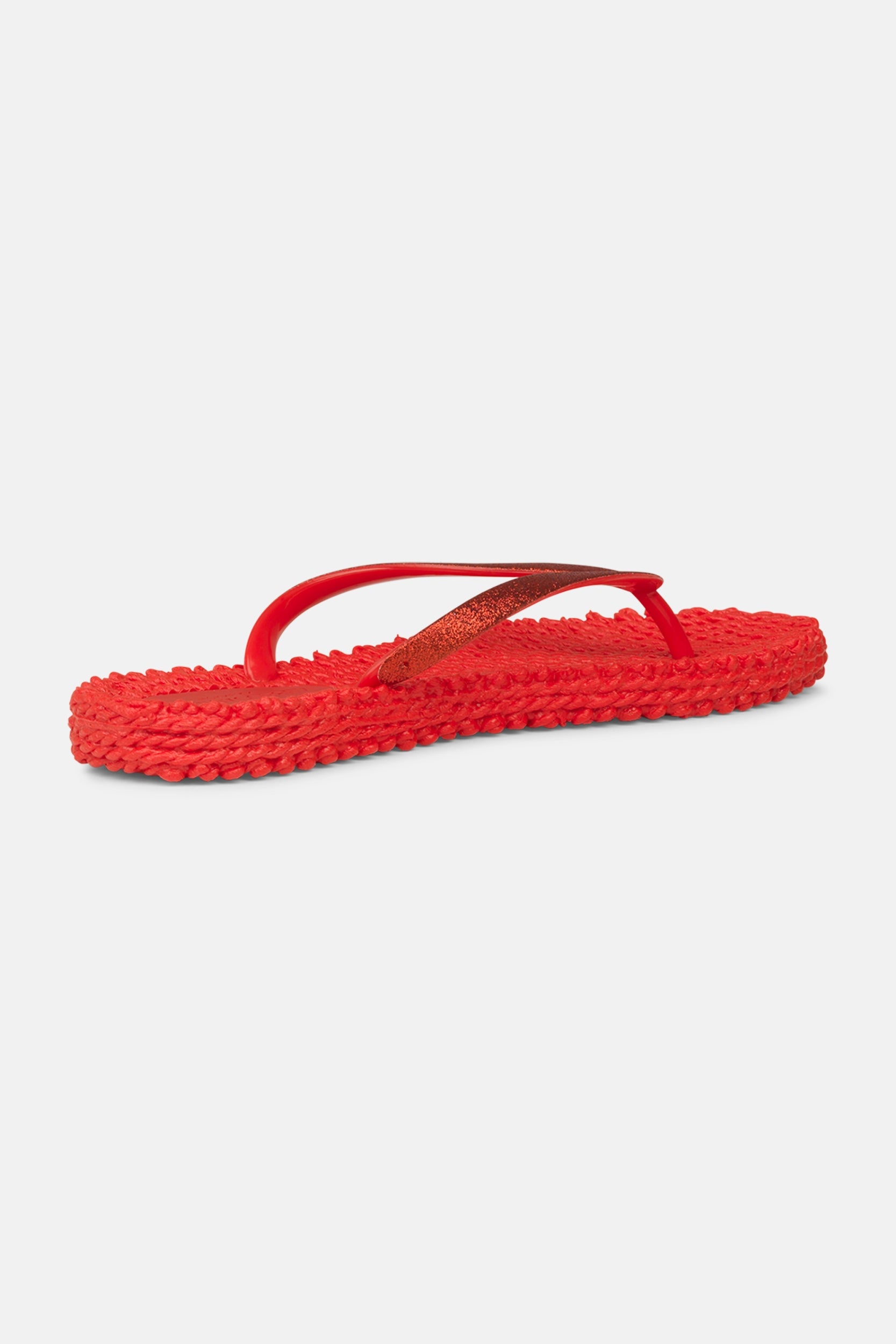 Slippers met subtiele glitter CHEERFUL01 | Deep Red | Flip Flop | Ilse Jacobsen