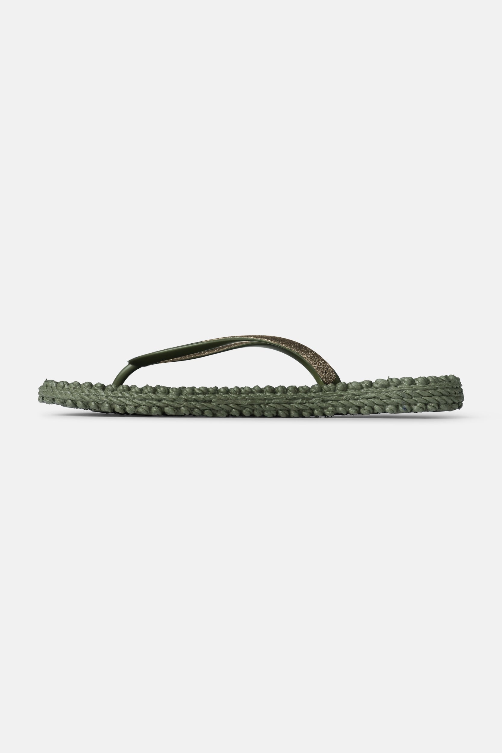 Slippers met subtiele glitter CHEERFUL01 | Army | Flip Flop | Ilse Jacobsen