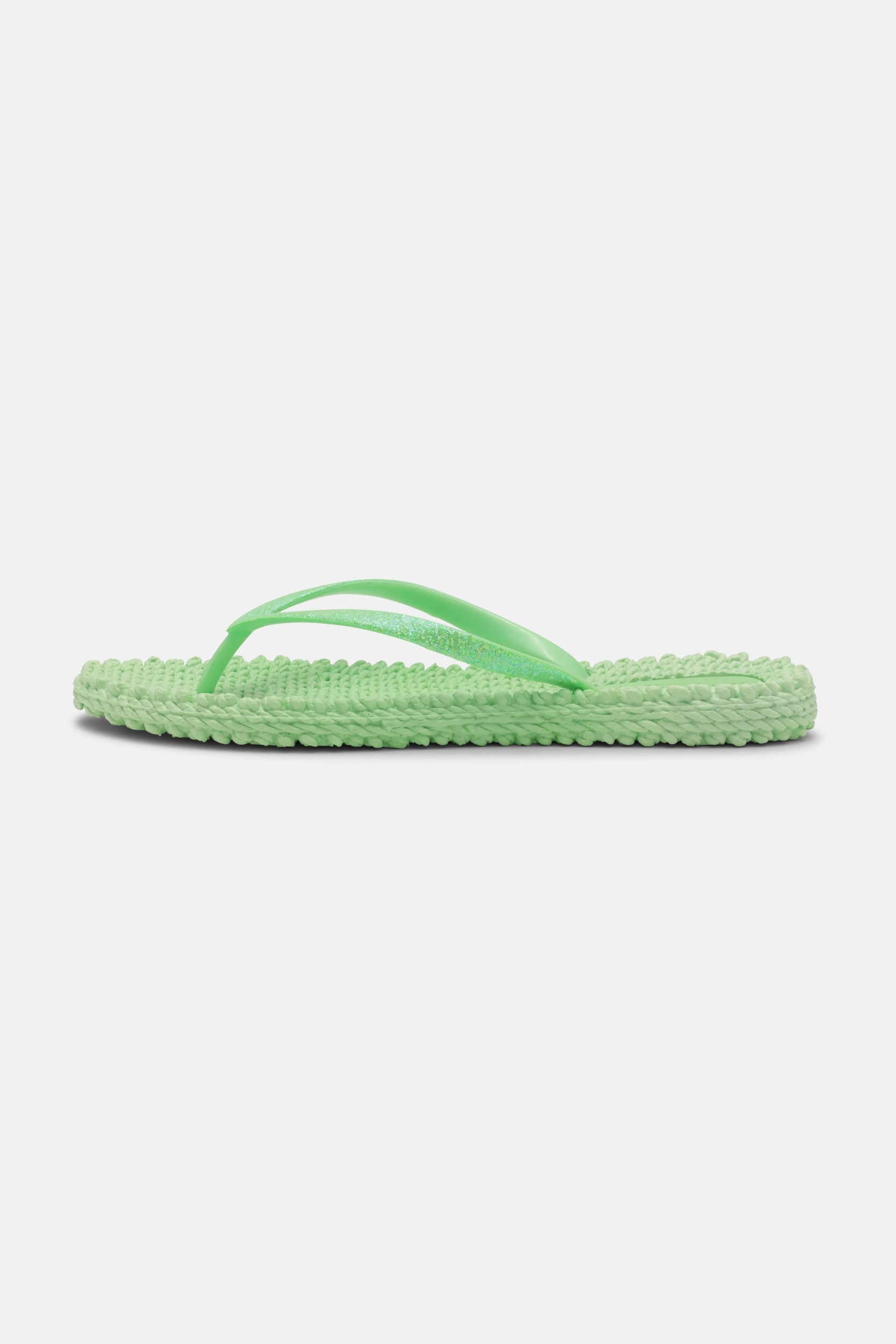 Slippers met subtiele glitter CHEERFUL01 | Bright Green | Flip Flop | Ilse Jacobsen