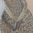 Slipper met glitter CHEERFUL01 | Silver | Flip Flop | Ilse Jacobsen