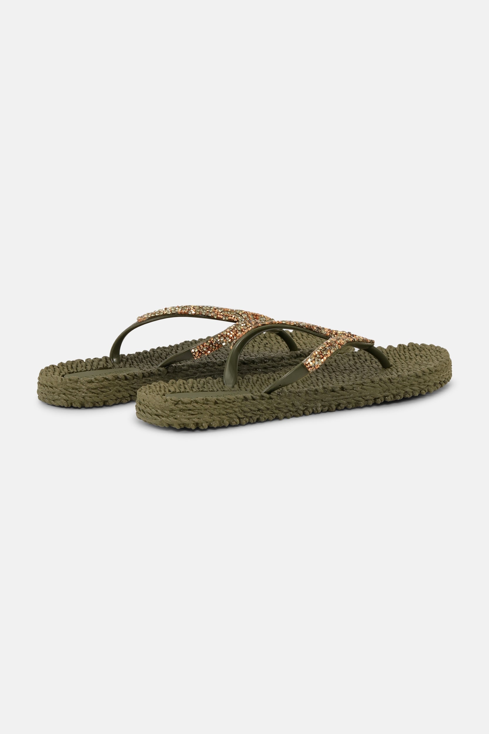 Slippers met glitters CHEERFUL03C | Army | Shoes | Ilse Jacobsen