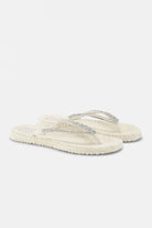 Slippers met glitter CHEERFUL03G | Creme | Flip Flop | Ilse Jacobsen
