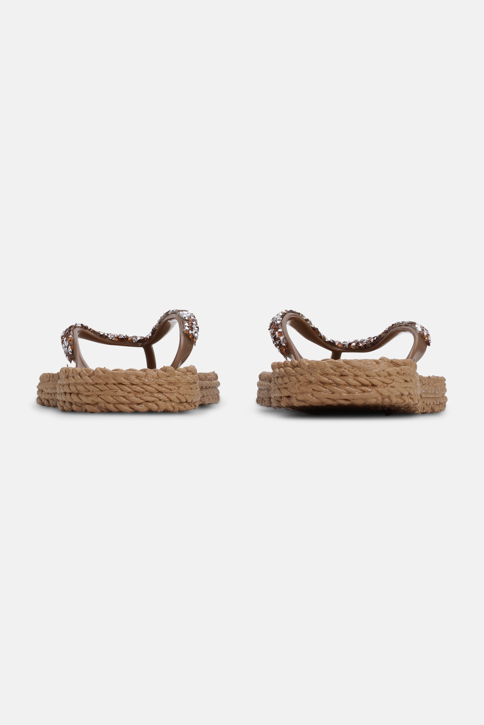 Slippers met glitter CHEERFUL03G - Mocca | Mocca | Flip Flop | Ilse Jacobsen