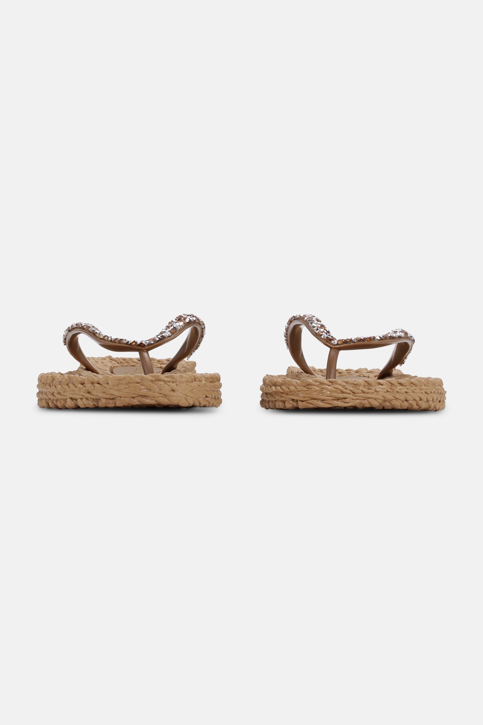 Slippers met glitter CHEERFUL03G - Mocca | Mocca | Flip Flop | Ilse Jacobsen