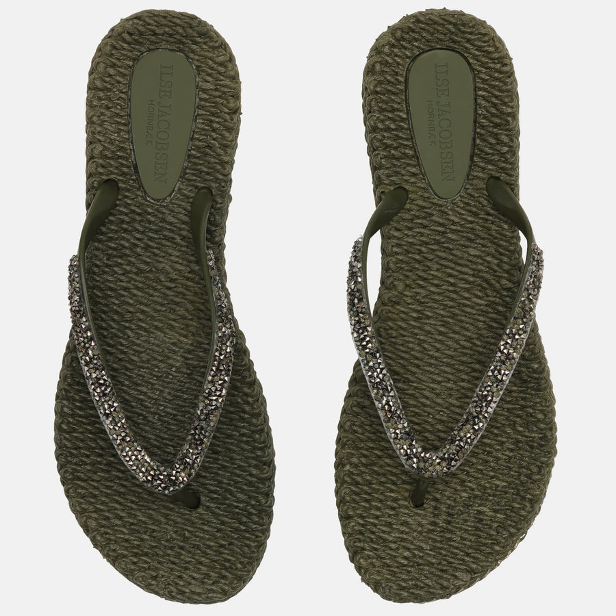 Slippers met glitter CHEERFUL03G - 410 Army | Army