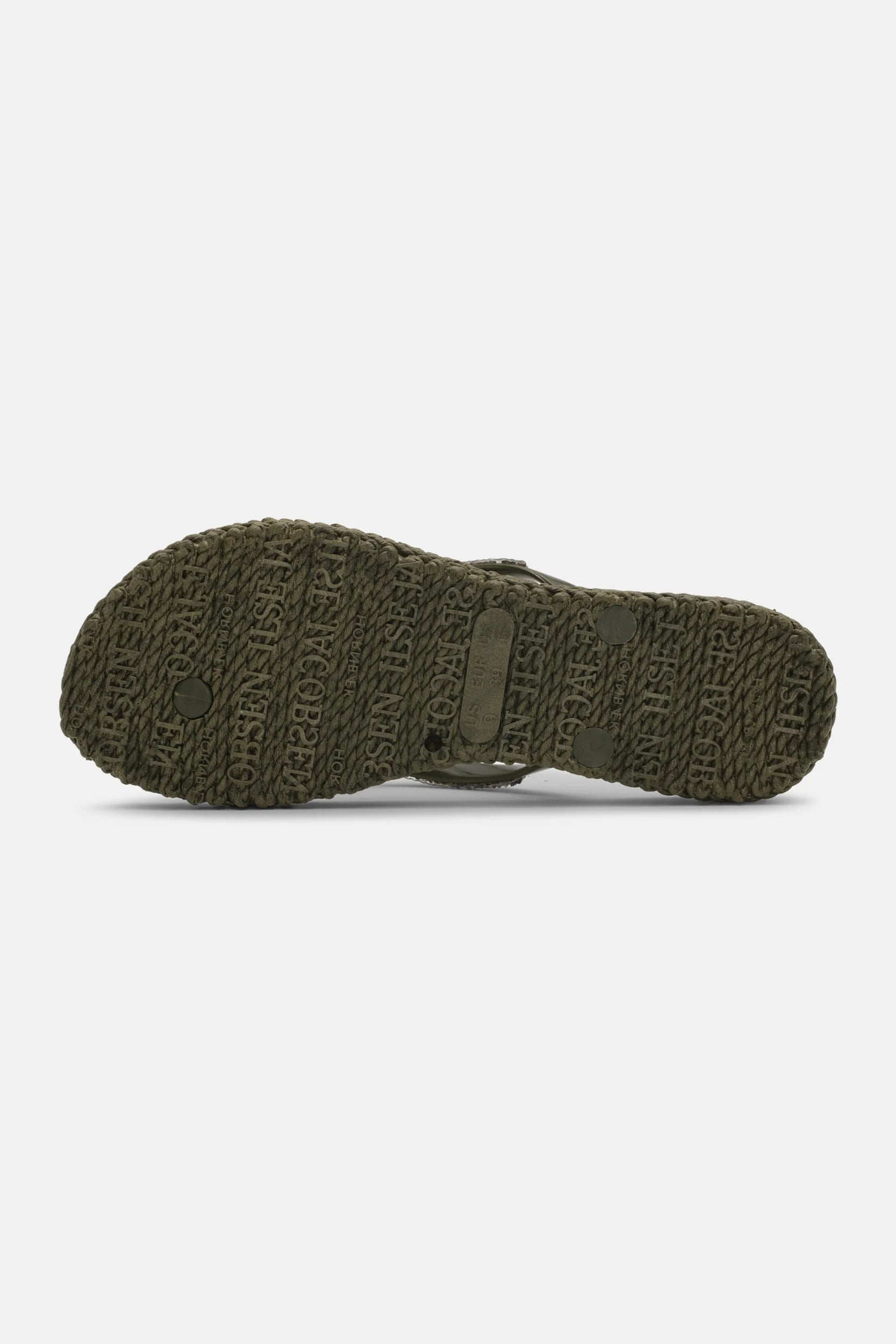 Slippers met zilveren mix strass steen CHEERFUL03G | Army | Flip Flop | Ilse Jacobsen