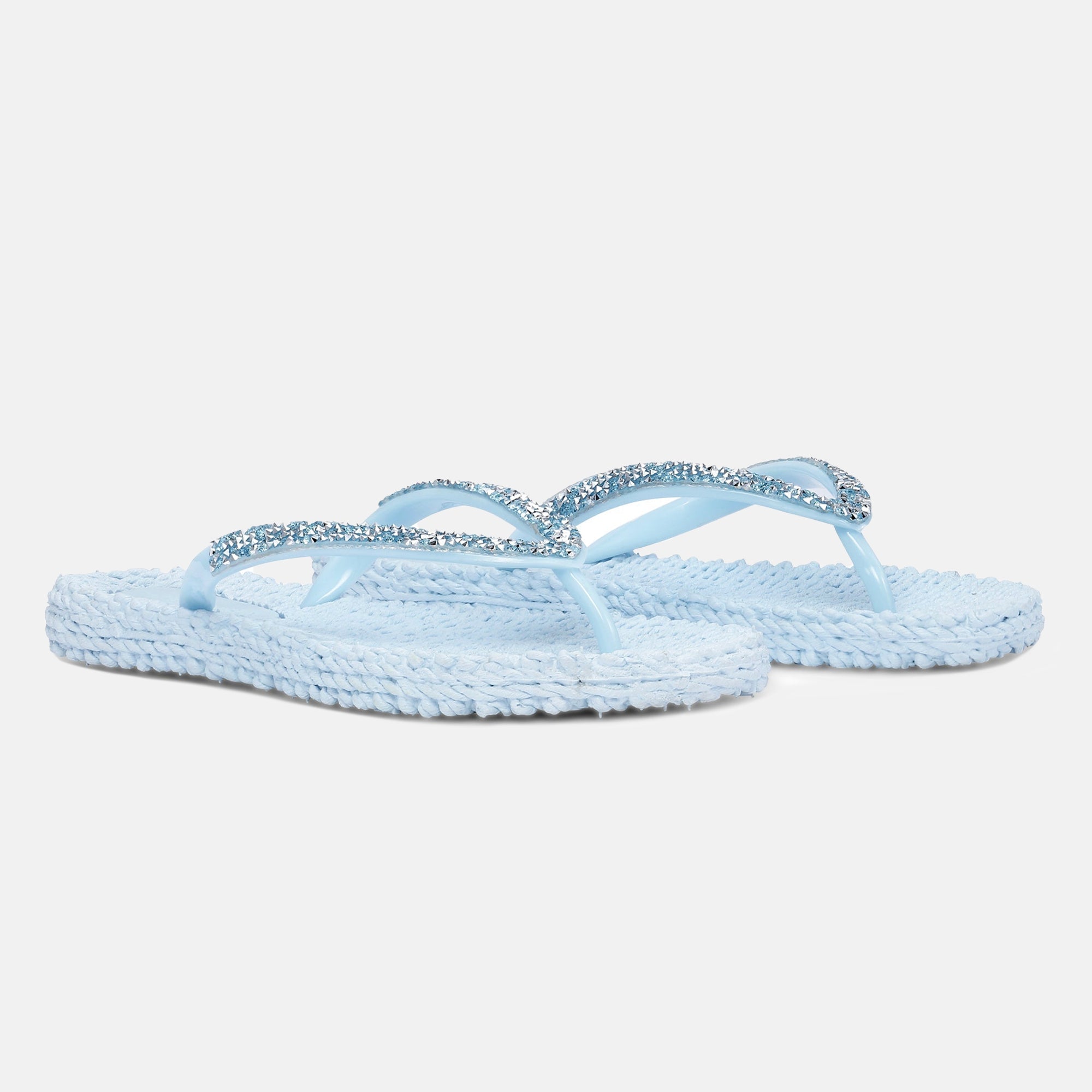 Slippers met grove glitter CHEERFUL03G - 658 Bluebell | Blue Bell