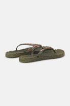 Slippers met multi kleur strass steen CHEERFUL03M | Army | Shoes | Ilse Jacobsen