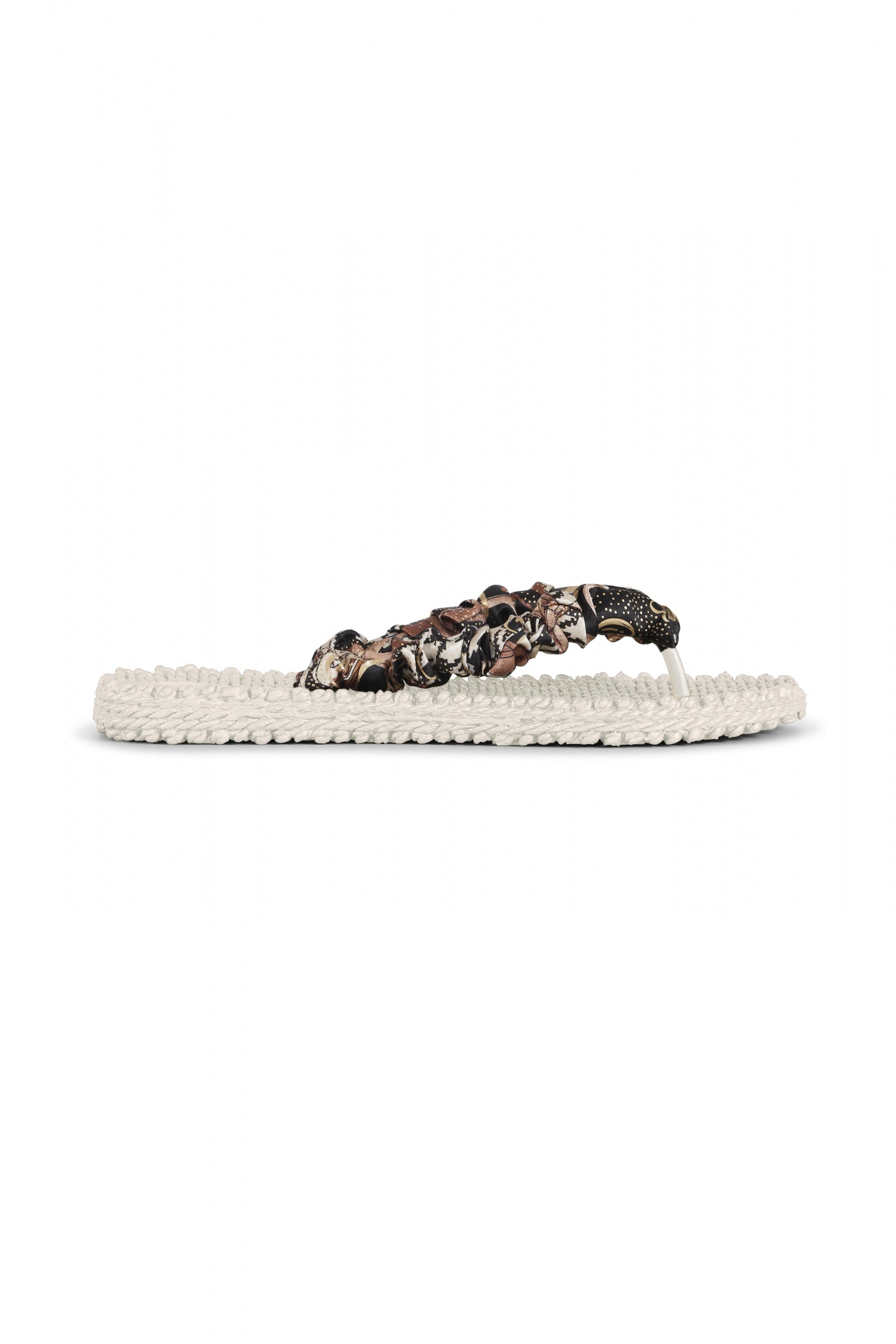 Slippers met stoffen band CHEERFUL05 - 120 Creme | Creme