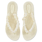 Slippers met satijnen band CHEERFUL06 | Winter White | Flip Flop | Ilse Jacobsen