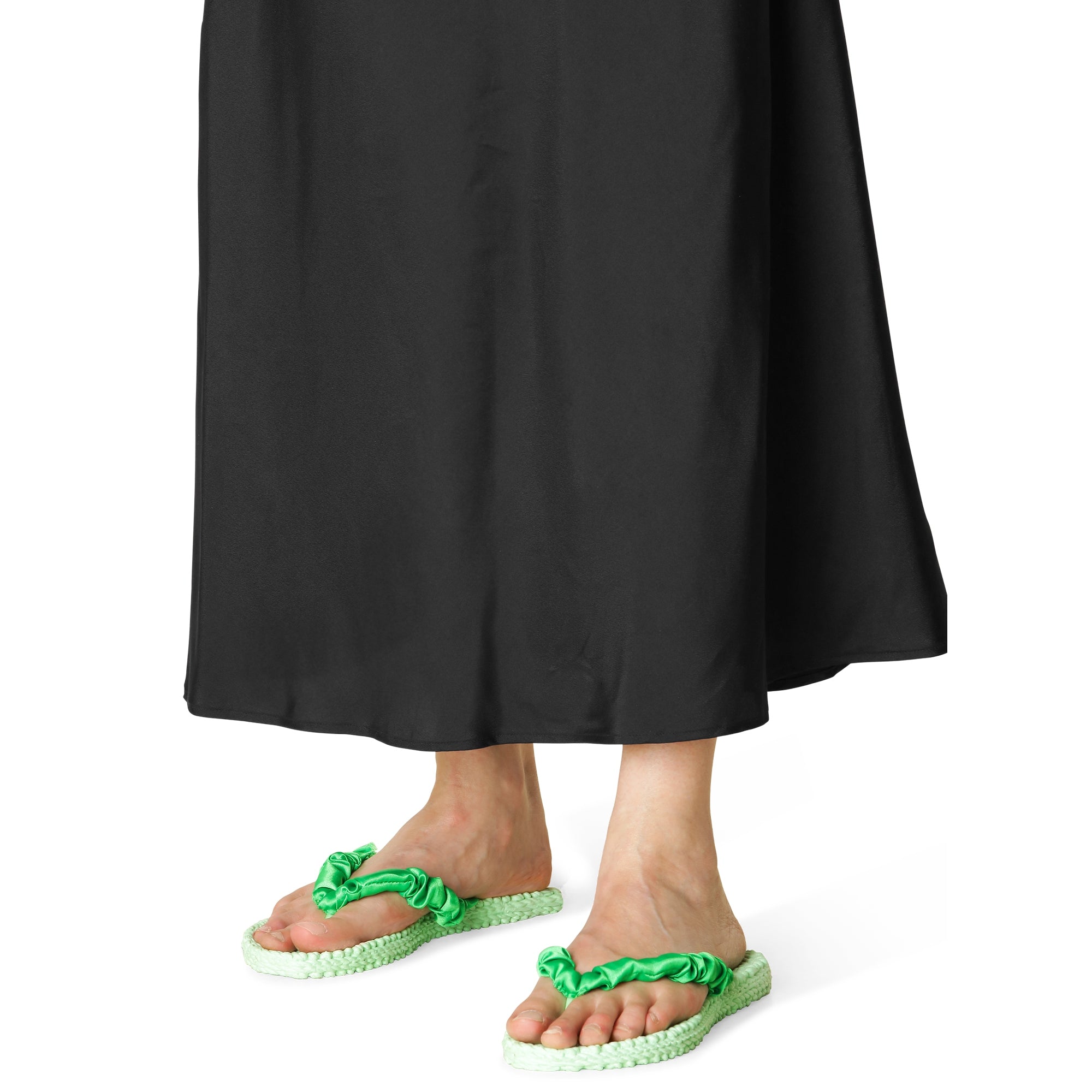 Slippers met satijnen band CHEERFUL06 - 495 Bright Green | Bright Green | Flip Flop | Ilse Jacobsen