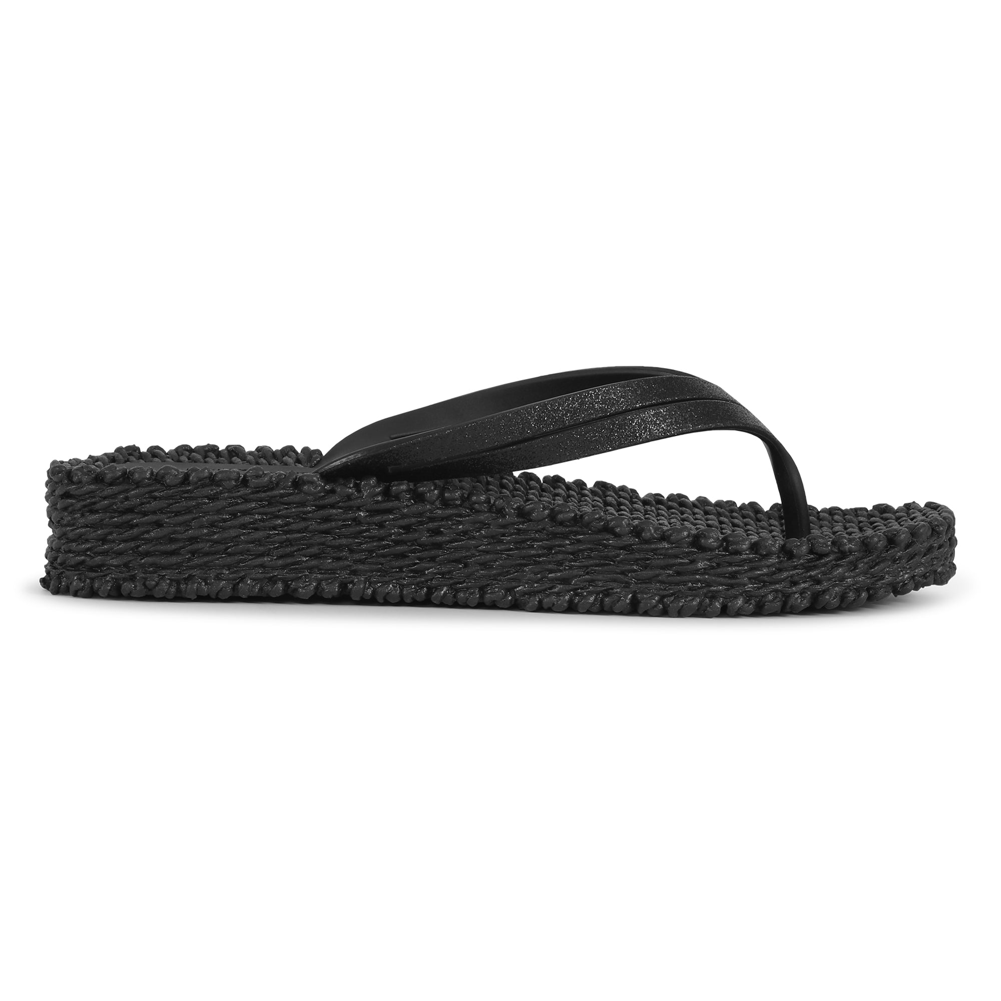 Slippers met lichte plateauzool CHEERFUL13 - 001 Black | Black