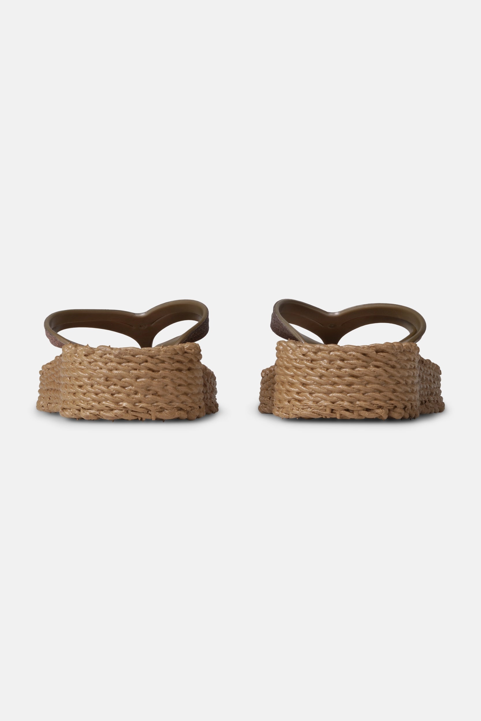 OSK/S133-002SSP Happy Spring Day MEMちょ Slippers met plateauzool - Mocca | Ilse Jacobsen Hornbæk Schoenen