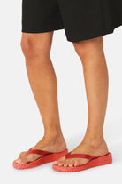 Slippers met lichte plateauzool CHEERFUL13 | Baked Apple | Flip Flop | Ilse Jacobsen