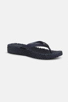Slippers met lichte plateauzool CHEERFUL13 | Indigo | Flip Flop | Ilse Jacobsen