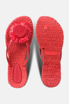 Slipper met bloem CHEERFUL16F | Baked Apple | Flip Flop | Ilse Jacobsen