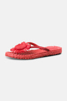 Slipper met bloem CHEERFUL16F | Baked Apple | Flip Flop | Ilse Jacobsen