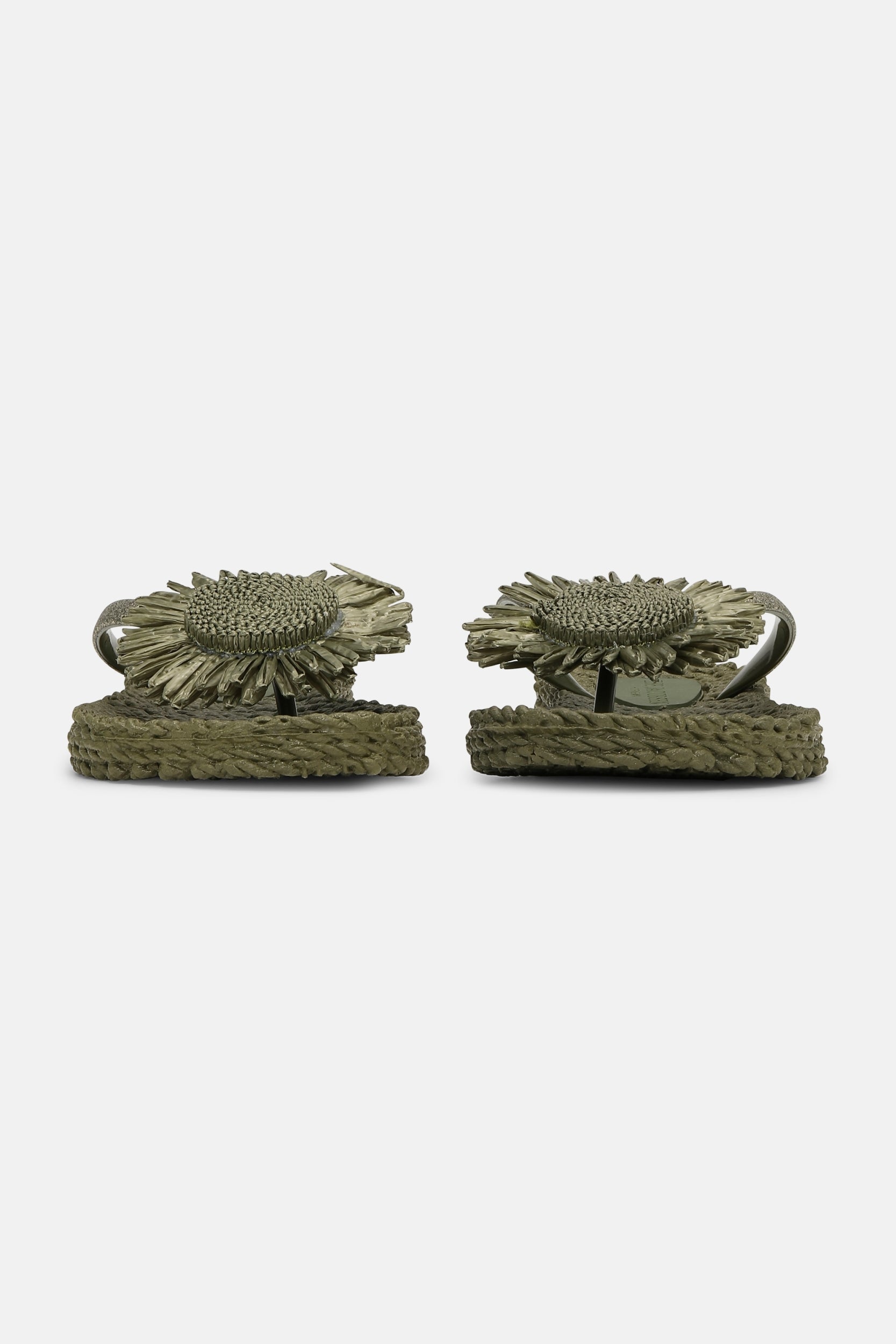 Slipper met bloem CHEERFUL16F | Army | Flip Flop | Ilse Jacobsen