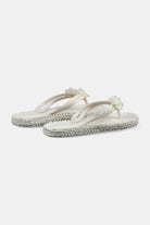 Slippers met Bloemen CHEERFUL18F | Creme | Shoes | Ilse Jacobsen