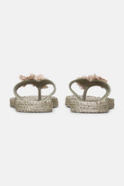 Slippers met Bloemen CHEERFUL18F | Platin | Shoes | Ilse Jacobsen
