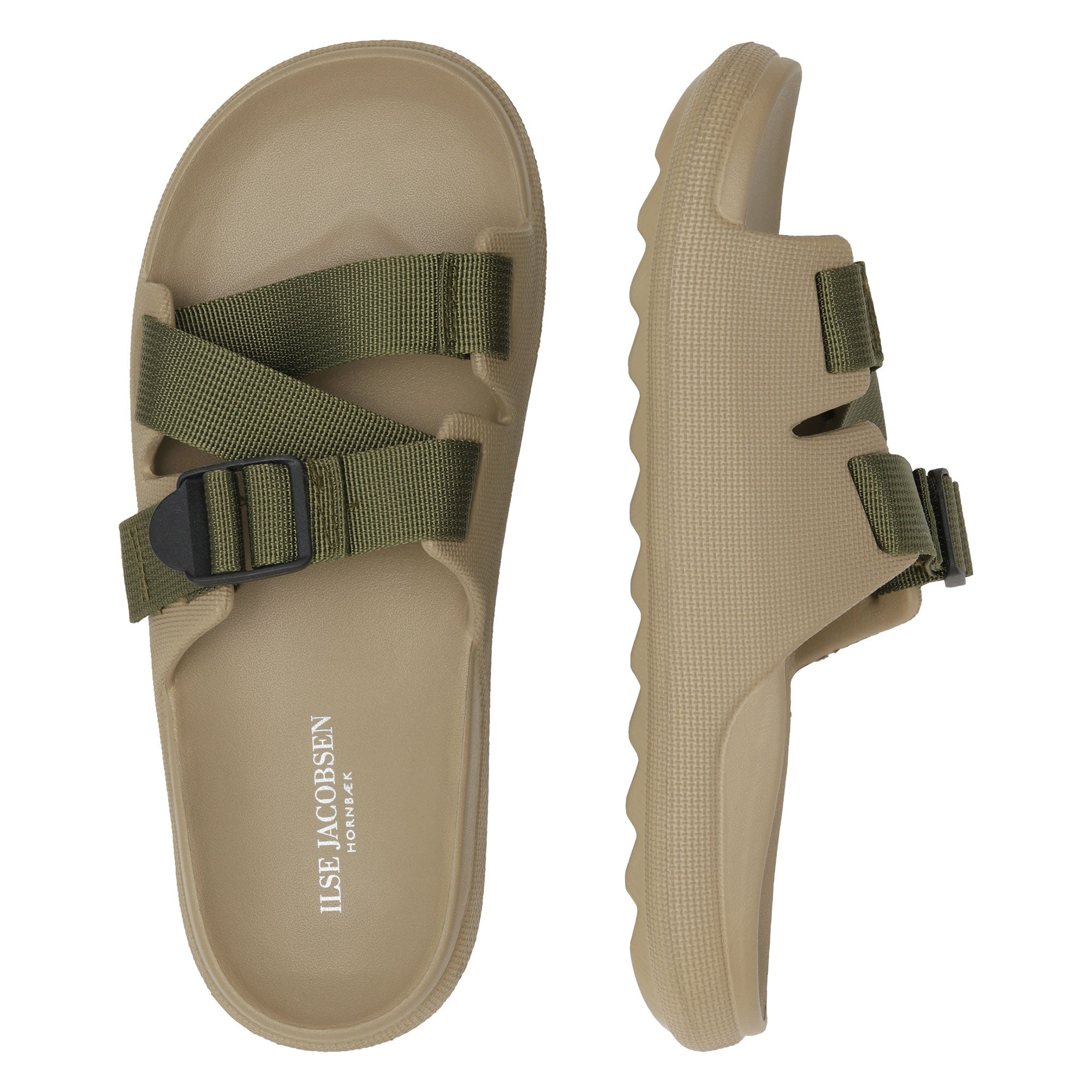 Sandalen met verstelbare band CHERIE1095 - 157 Incense | Incense | Flip Flop | Ilse Jacobsen