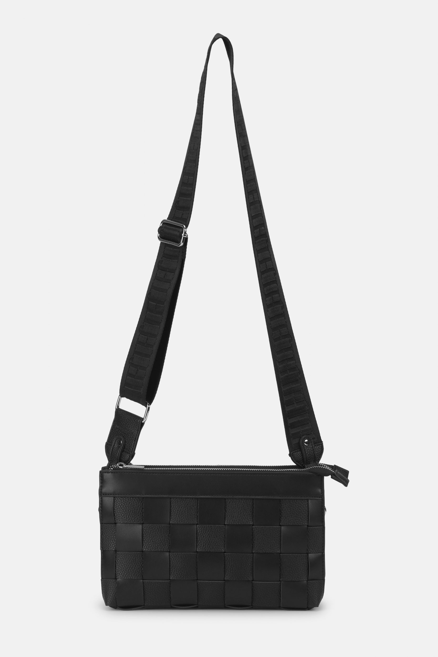 Kleine Crossbody Tas CHIP12 - 001 Black | Black | Bag | Ilse Jacobsen
