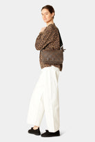 Kleine Crossbody Tas CHIP12 | Chocolate Brown | Bag | Ilse Jacobsen