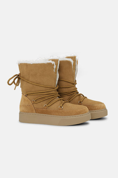Warme Lage Winterlaars COLDY02 - 236158 Cashew Natural | Cashew Natural | Boots | Ilse Jacobsen